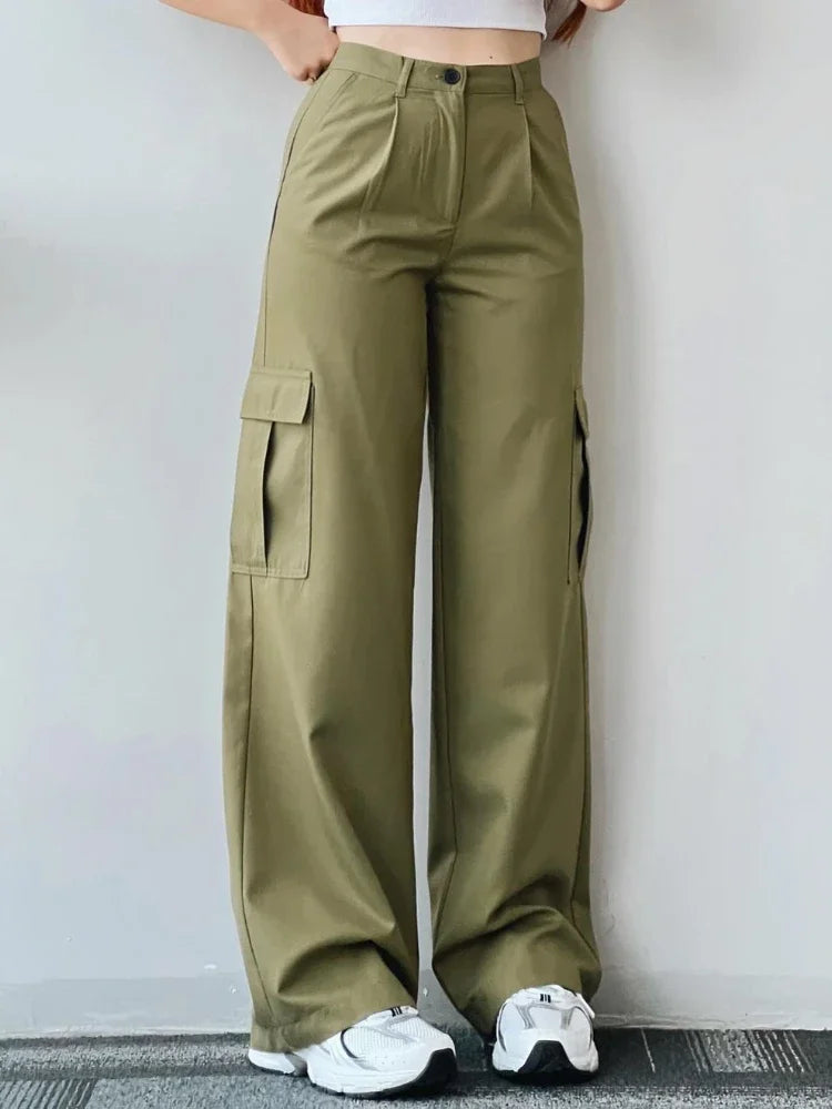 High-Waisted District Cargos