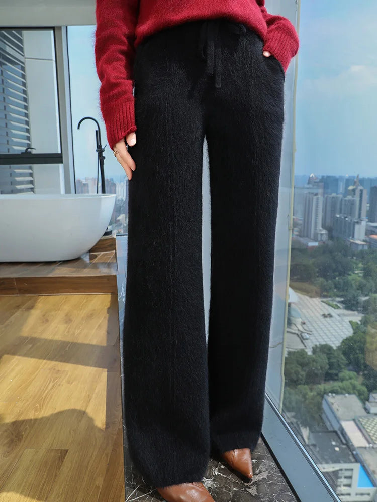 100% Mink Cashmere Pants